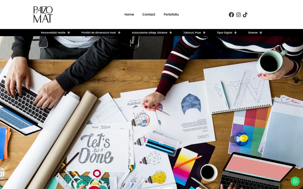 Captură din site-ul paizomat.ro — Servicii de remodelare corporală